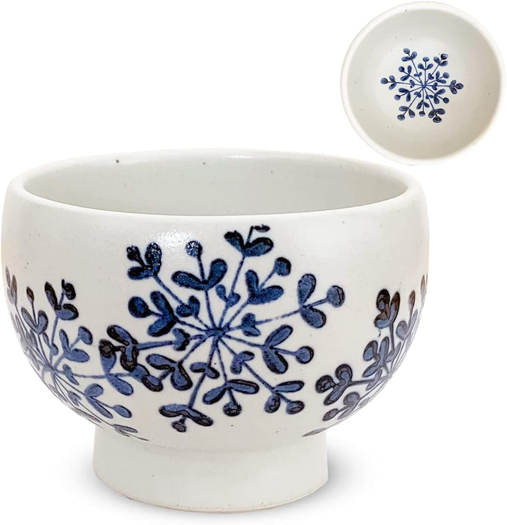 J-Kitchens Isayama Kiln Soup Bowl, Drink or Eat, Free round Bowl, 11.8 Fl Oz (350 Cc), Hasami Yaki, Made in Japan, Snow Flower image number 5