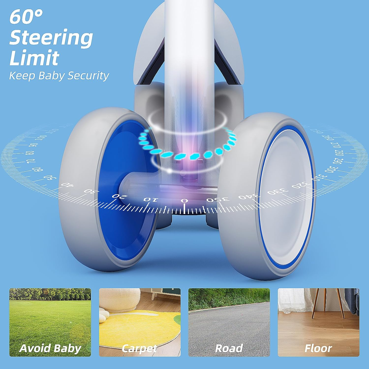 FAYDUDU Balance Bike for 1 Year Old Ride on Toy for 1 2 Years Old First Bike for Girls Boys Baby Bike Walker No Pedals Toddler Trike for 10-24 Months