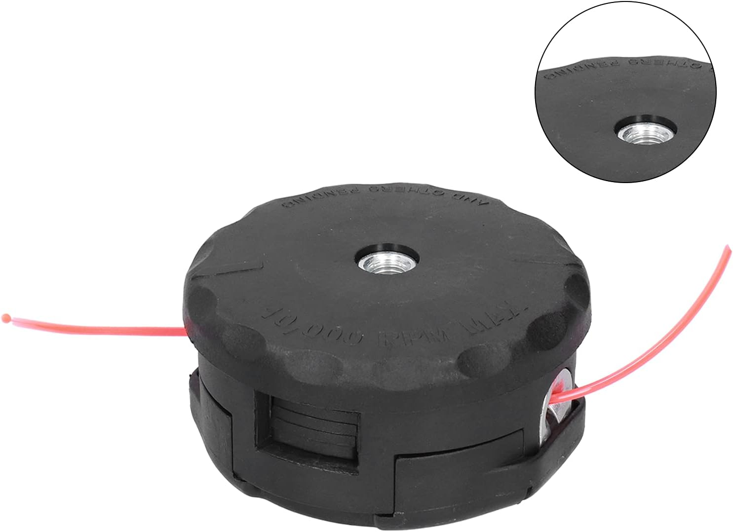 Ejoyous Trimmer Head Replacement Compatible, with Speed-Feed 400 Head/Srm-225/Srm-230/Srm-210, Material 3.94X3.94X1.97In for Garden/Agricultural Lawn Mowing image number 1