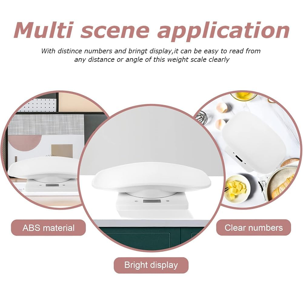 Pet Scale, Household Animal Balance, Multifunction Electronic Dog Scales, Measure Accurately Weight Steelyard, Kitchen Weigher for Small Dogs, Cats, Crawl Pet image number 5