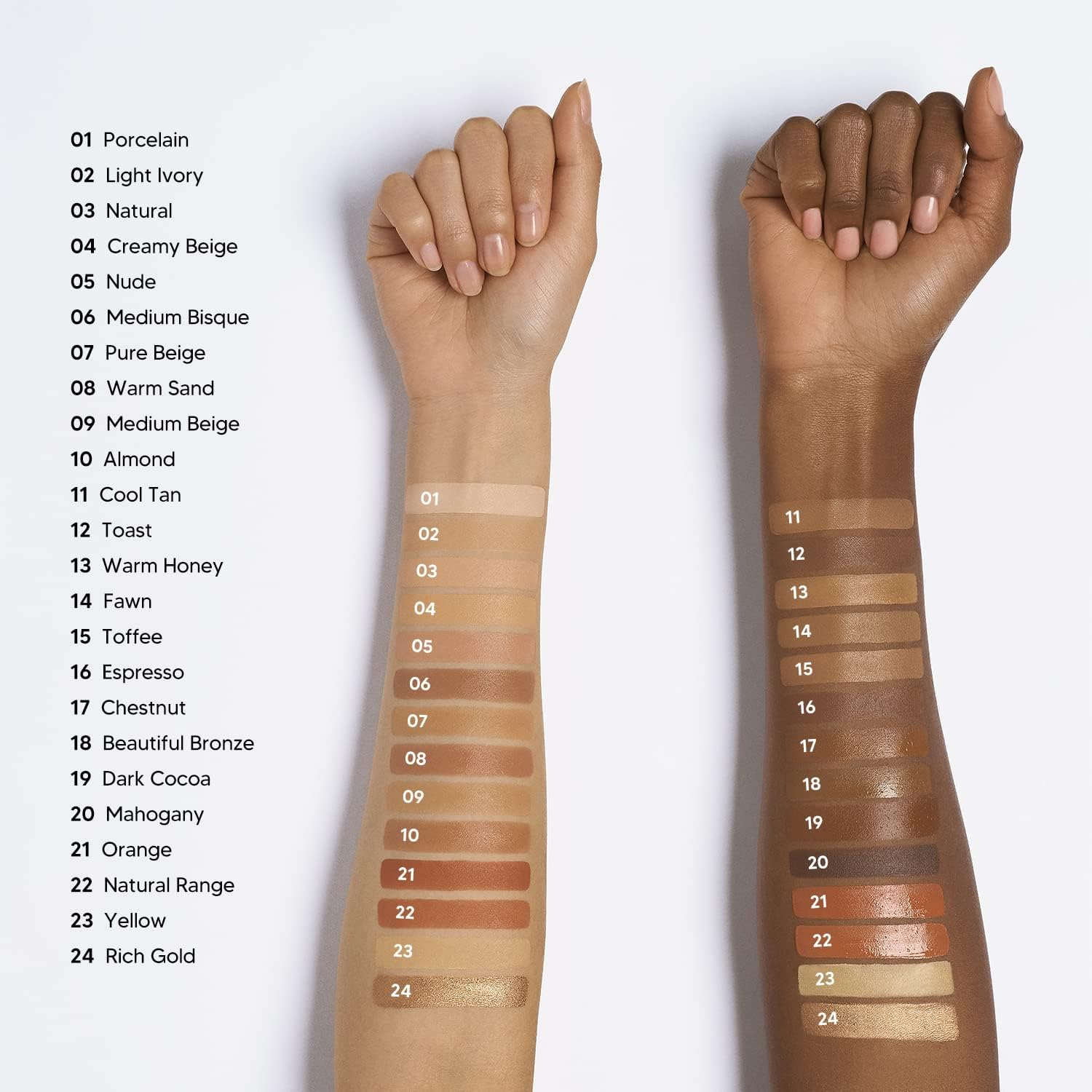 Ruby Kisses 4-In-1 Concealer, Color Corrector, Contour & Highlight, Full Coverage Natural Finish Covers under Eye Circles & Blemishes, Hydrating & Long Lasting Formula (Orange Corrector, 1 Pack) image number 5