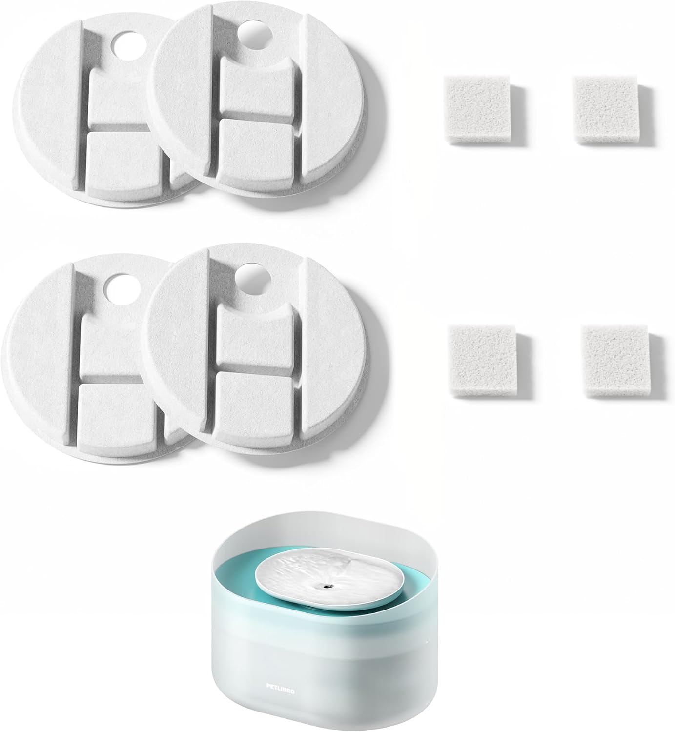 PETLIBRO Capsule Dog Water Fountain Replacement Filters | Long-Lasting Use | Clean Water | 4 Pack image number 5