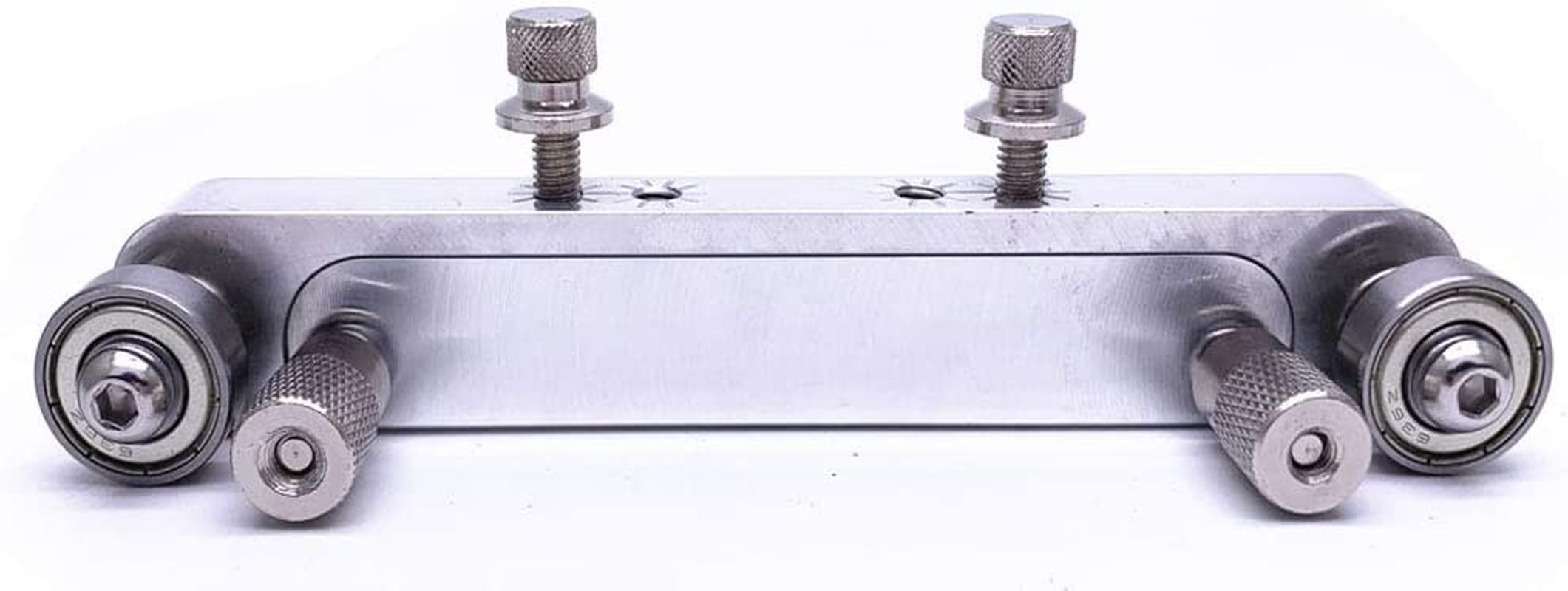 Jiayouy Adjustable Guitar Nut & Bridge Sander Luthier Tool for Electric Acoustic Guitar Bass Silver