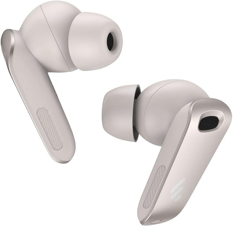 Edifier Neobuds Plus-48Db Active Noise Cancelling Earbuds, Balanced Armature and 10Mm Dynamic Driver, Hi-Res Sound, LHDC, LDAC, AI Clear Calls with 6 Mics, Wireless Charging, Bluetooth 5.4 - Starlight - Black image number 6