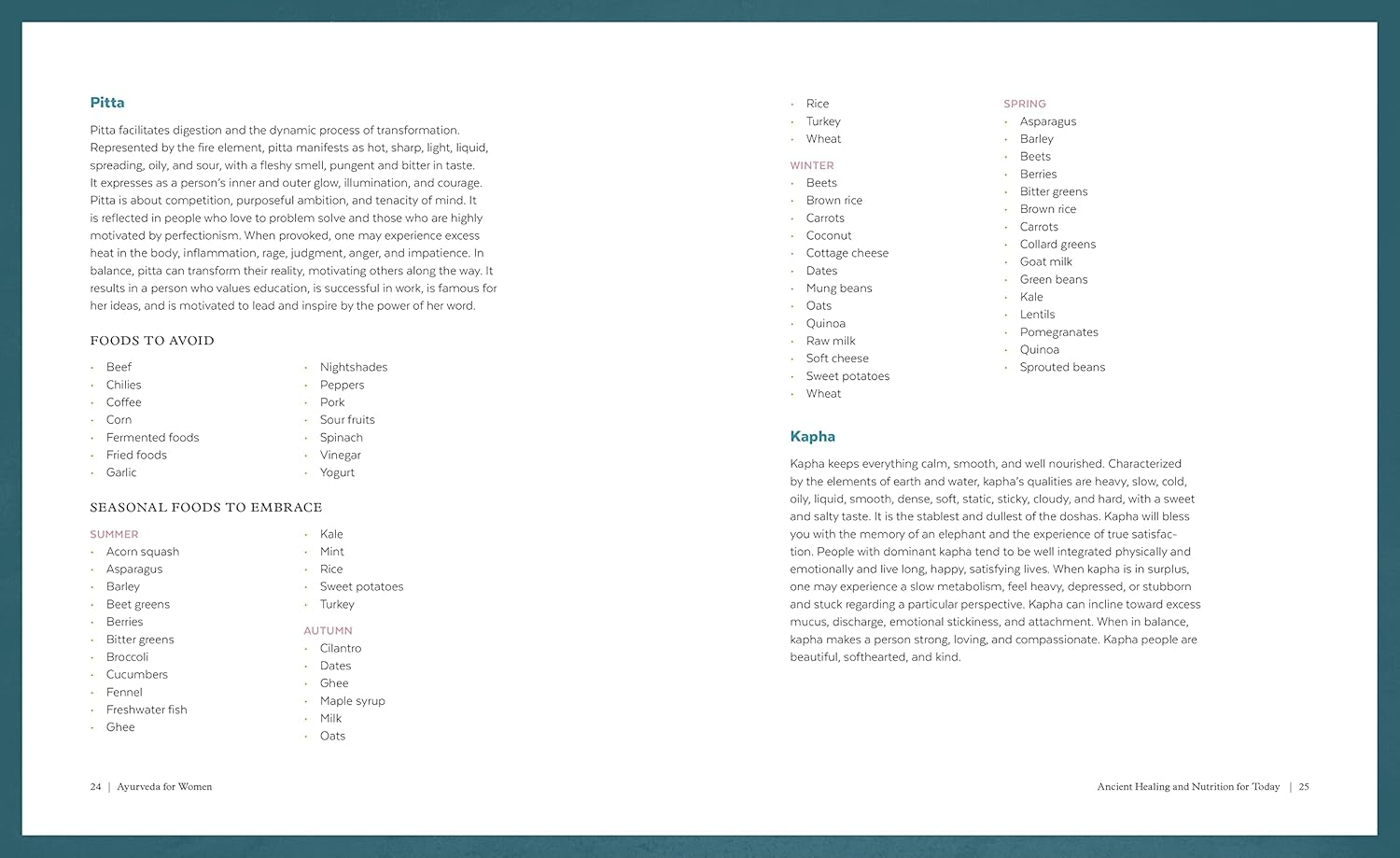 Ayurveda for Women: the Power of Food as Medicine with Recipes for Health and Wellness image number 5