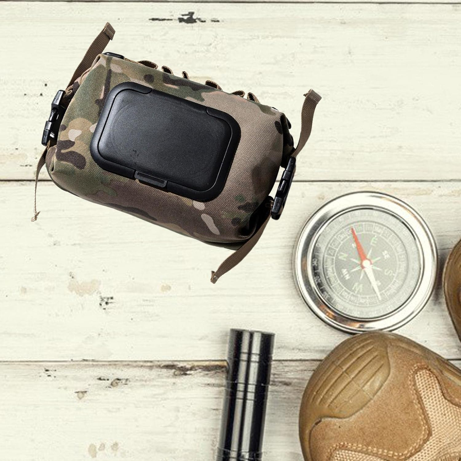 Portable Outdoor Tissue Dispenser for Camping and Household Use, image number 1