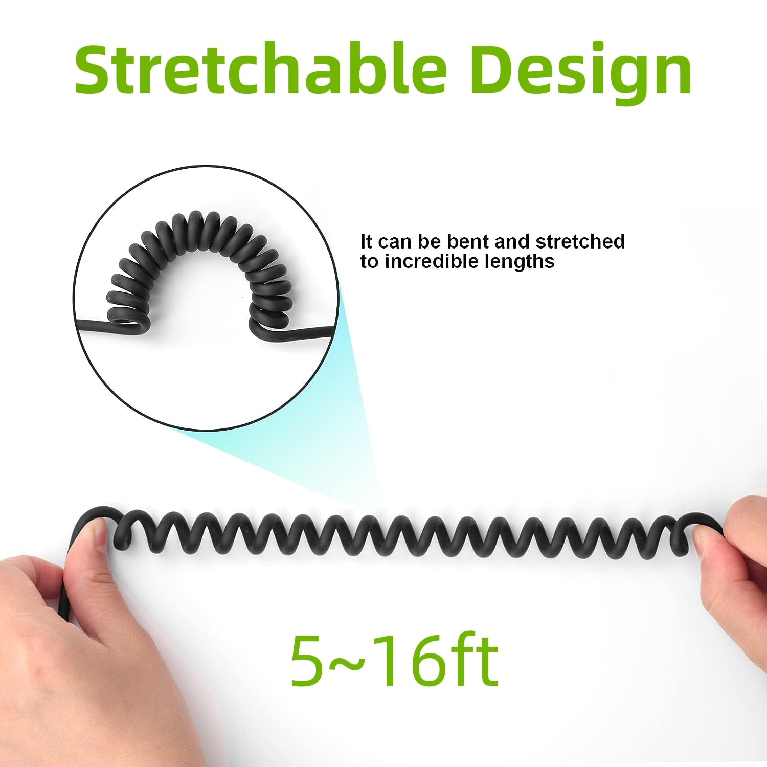 Saipomor WH-1000XM5 Cable Replacement Audio Coiled Cord Compatible with Sony WH-1000XM4 WH-1000XM3 WH-1000XM2 WH-XB910N WH-XB900N WH-XB700 WH-H910N WH-H900N WH-H810 WH-H800 WH-CH710N image number 4