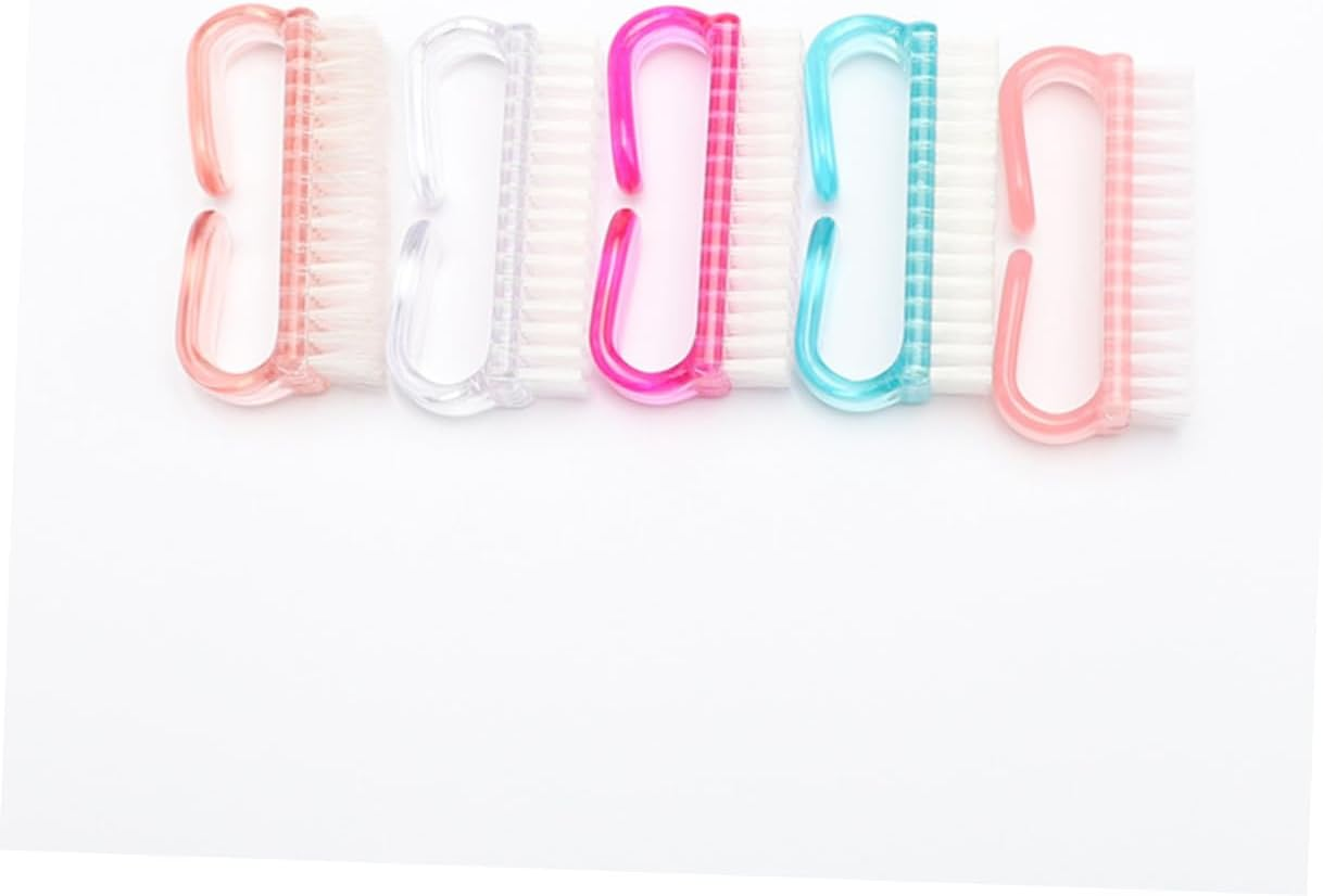 FRCOLOR Sturdy Nail Brush for Nail Art and Manicure Cleaning Dust and Filing Residue Comfortable Handle Design image number 3