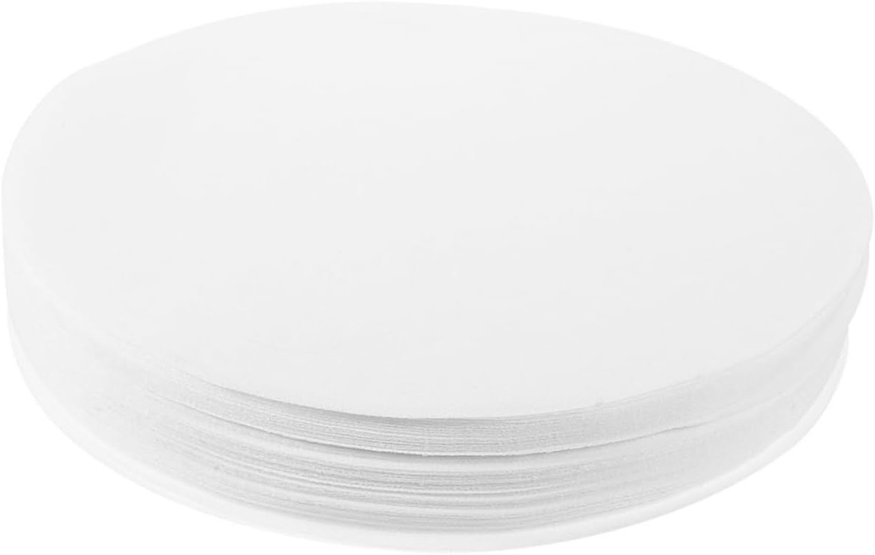 POPETPOP 100Pcs round Bird Cage Liner Sheets Absorbent Non Woven Parakeet Cage Bottom Mats for Clean and Healthy Birdcages image number 5