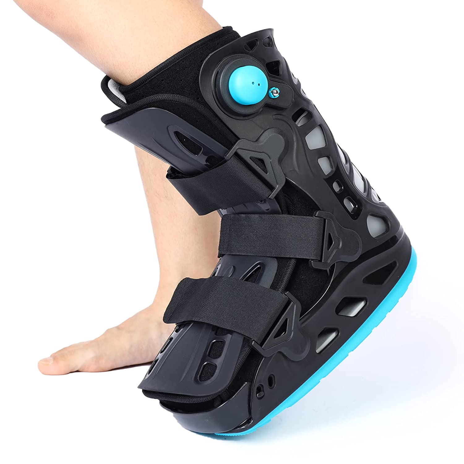 Inflatable Walking Boot, Air Cam Walker Fracture Boot, Short Walker Brace Walking Boot Orthopaedic Boot for Sprained Ankle, Foot Pain Recovery, Stress Fracture, Broken Foot, Achilles Tendonitis (Medium) image number 2