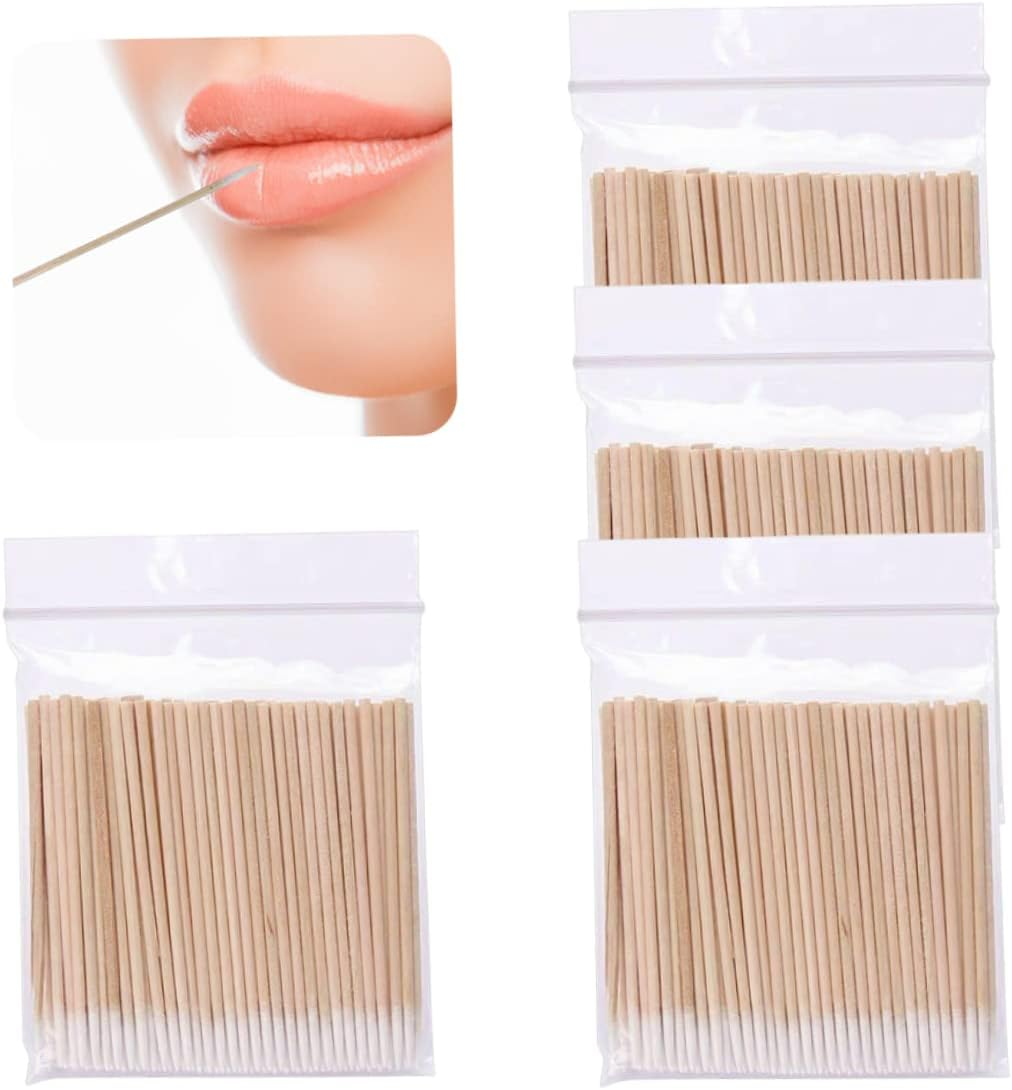 Cotton Swab Sticks Pointed Tip Cotton Tipped Precision Cosmetic Applicator 400PCS Cotton Swab Sticks