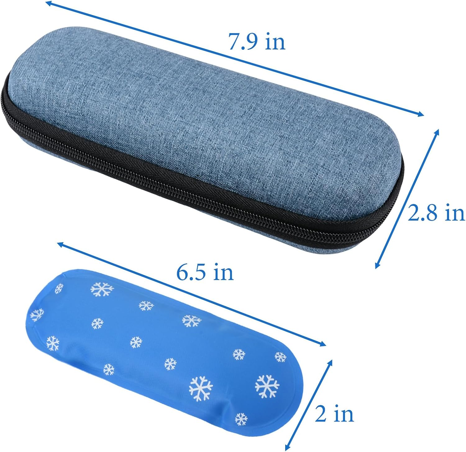 Insulin Pen Cooler Travel Case Diabetes Medication Insulated Organizer Carrying Bag with 2 Ice Bag for Insulin Pen and Medicine Storage Cold Diabetes,Small Compact for Daily Life and Trip image number 2