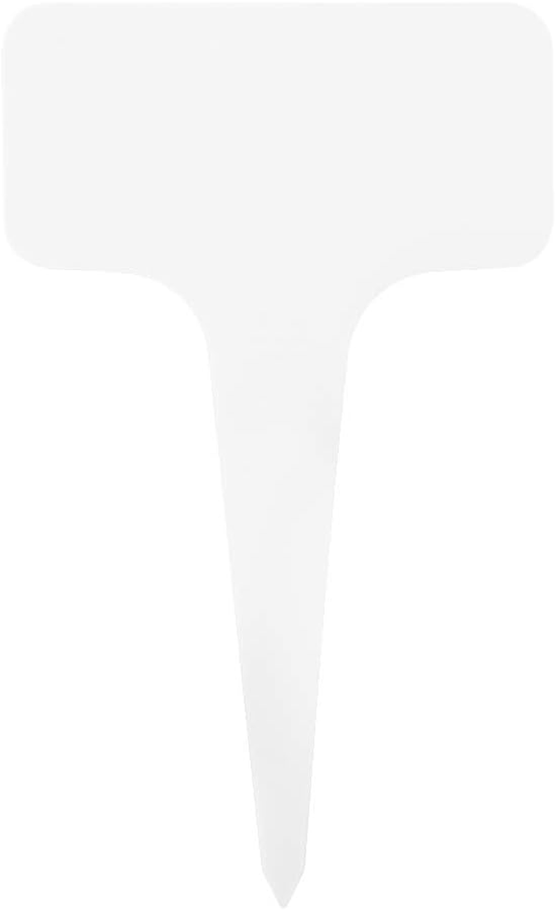 Alvinlite 50 PCS Plastic Plant Signs, Plant Labels T Type Tag Markers, Nursery Garden Labels, PVC Durable Waterproof Plant Tag Signs image number 4