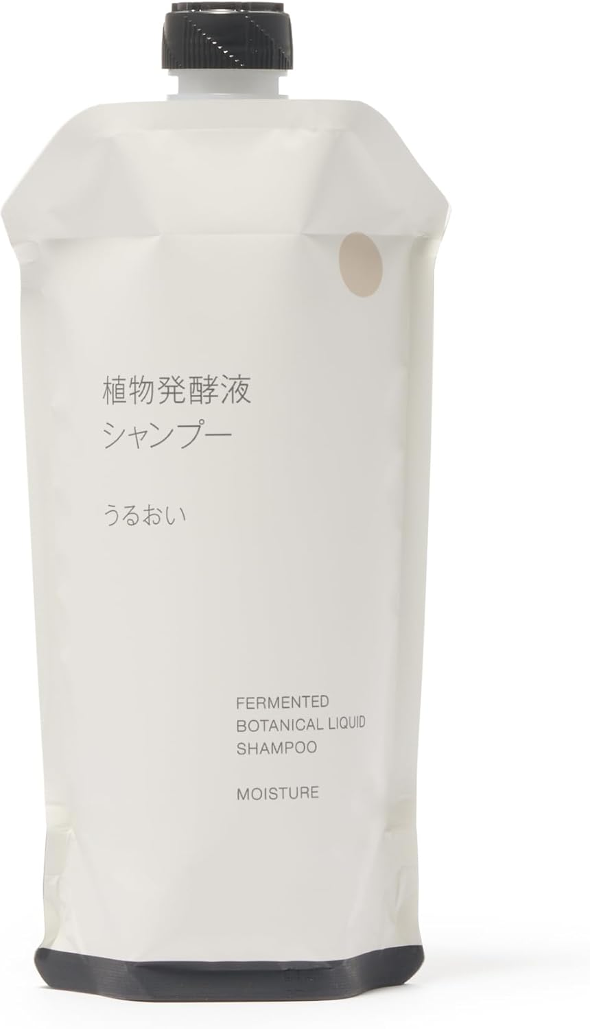 MUJI 84465635 84465635 Plant Fermented Liquid Shampoo, Moisture (Refillable), 11.5 Fl Oz (340 Ml) image number 1