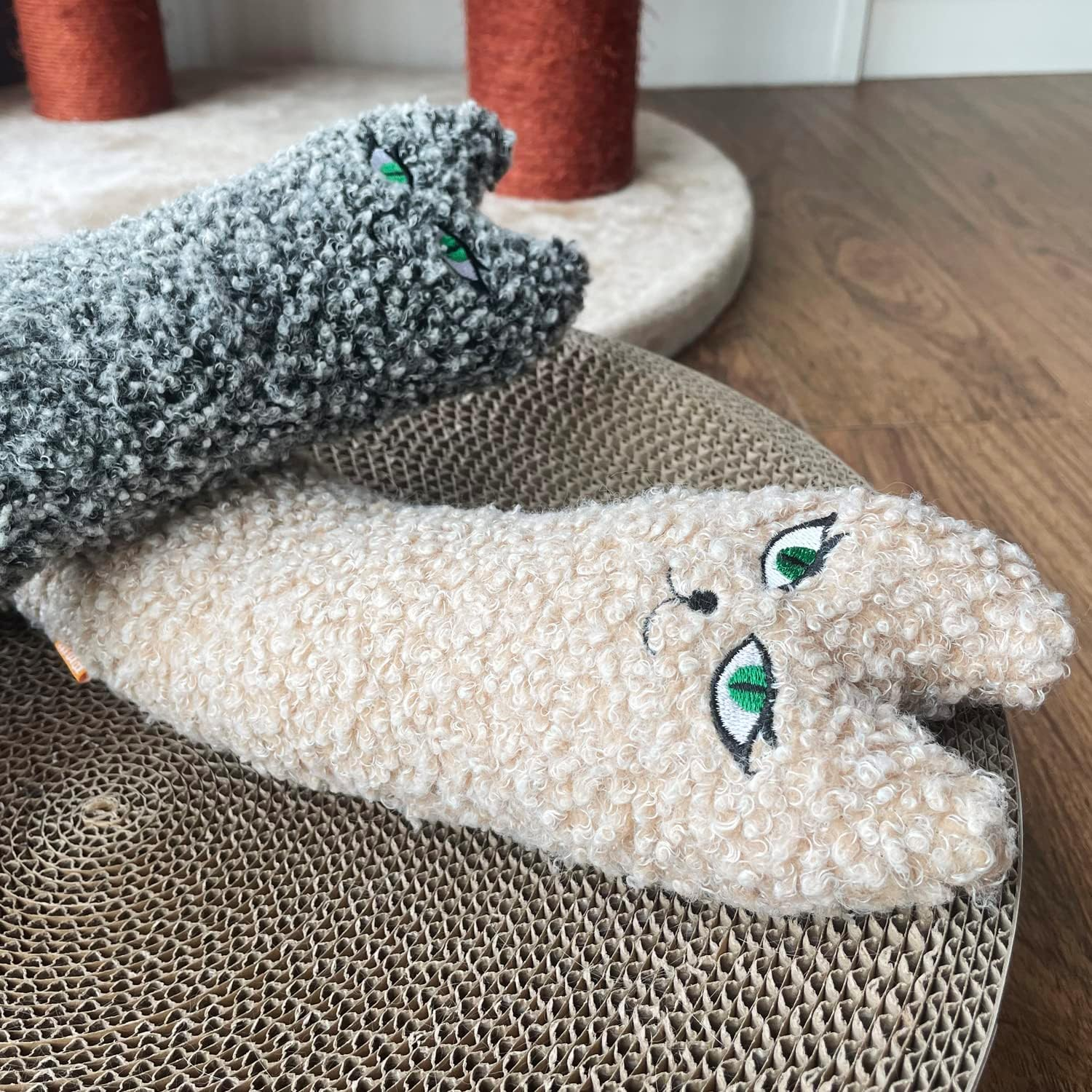 Ttcat Catnip Silvervine Matatabi Pillow for Cats & Kittens,Cat Toy for Indoor Cats, Large Size Cat Pillow (Grey)&hellip; - Grey image number 5