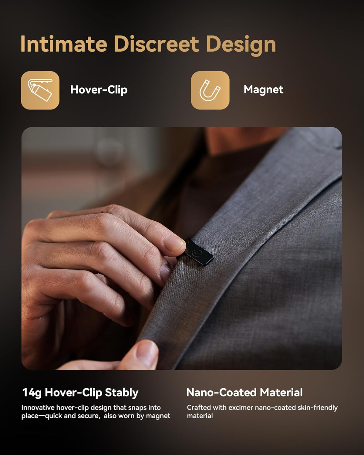 Hollyland Lark MAX 2 Wireless Microphone for Iphone/Camera/Android, AI Noise Cancel, Revolutionary Wireless Monitoring, 32Bit Full-Chain Audio (Ultimate Combo, 2TX+2RX+OWS Earphones + Charging Case) image number 2