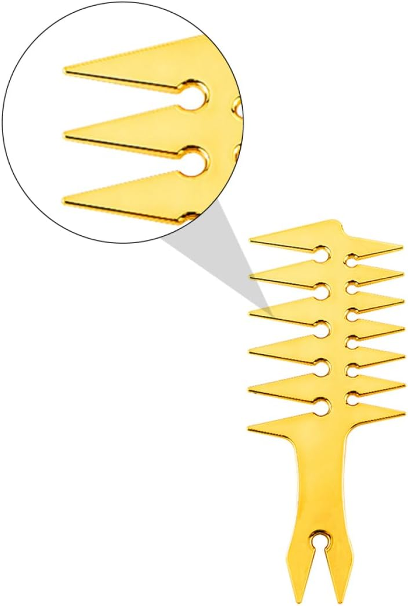 Mikinona Retro Style Comb Mens Hairbrush Oil Hairdressing Comb for Styling and Detangling image number 4