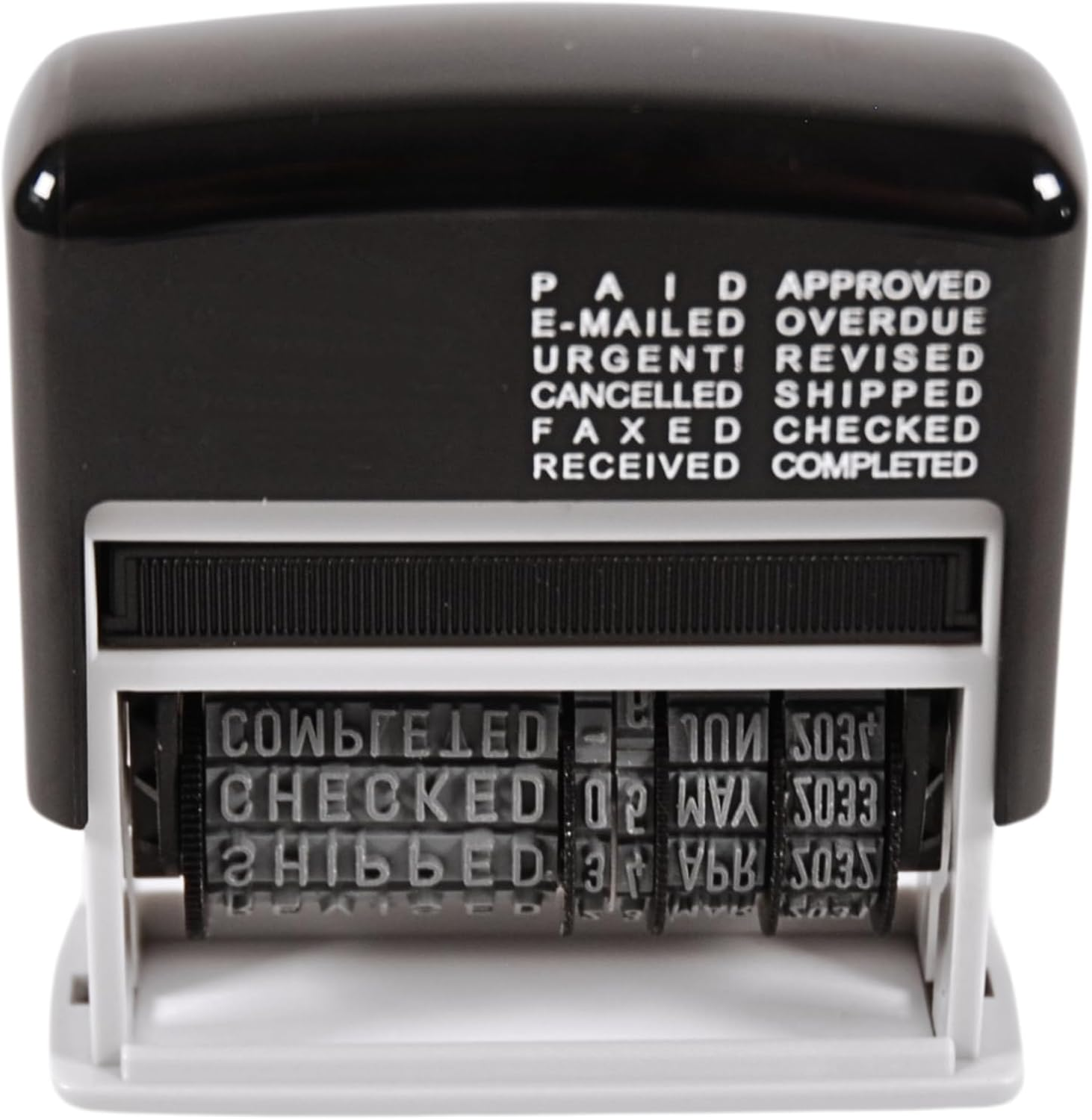 Cathedral Self-Inking 12 in 1 Date Stamp
