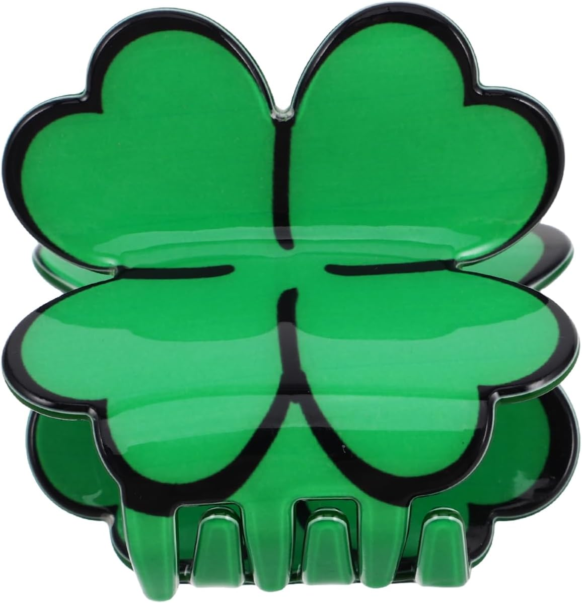 Holibanna Shamrock Hair Clip for Patrick'S Day Unique Design Secure Hold Durable Material Versatile Irish Party Hair Accessories for Women and Girls image number 4