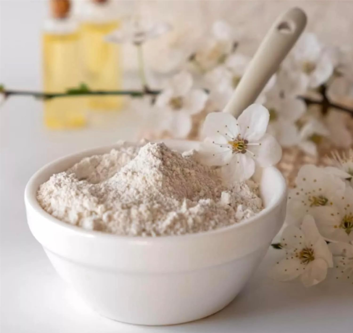 (125G) Organic Bentonite Clay Powder | Natural & Pure Australian Powder for Facial Care & Skin Care Mask Herbal Face Powder Makeup, Bath Bomb Clay, Mud Mask for Facial Skin Conditions, Face Mask, Body Scrub & Soap, Making for Men & Women Full Body Mud Pack | Multani Mitti Powder (Australian Owned). image number 2