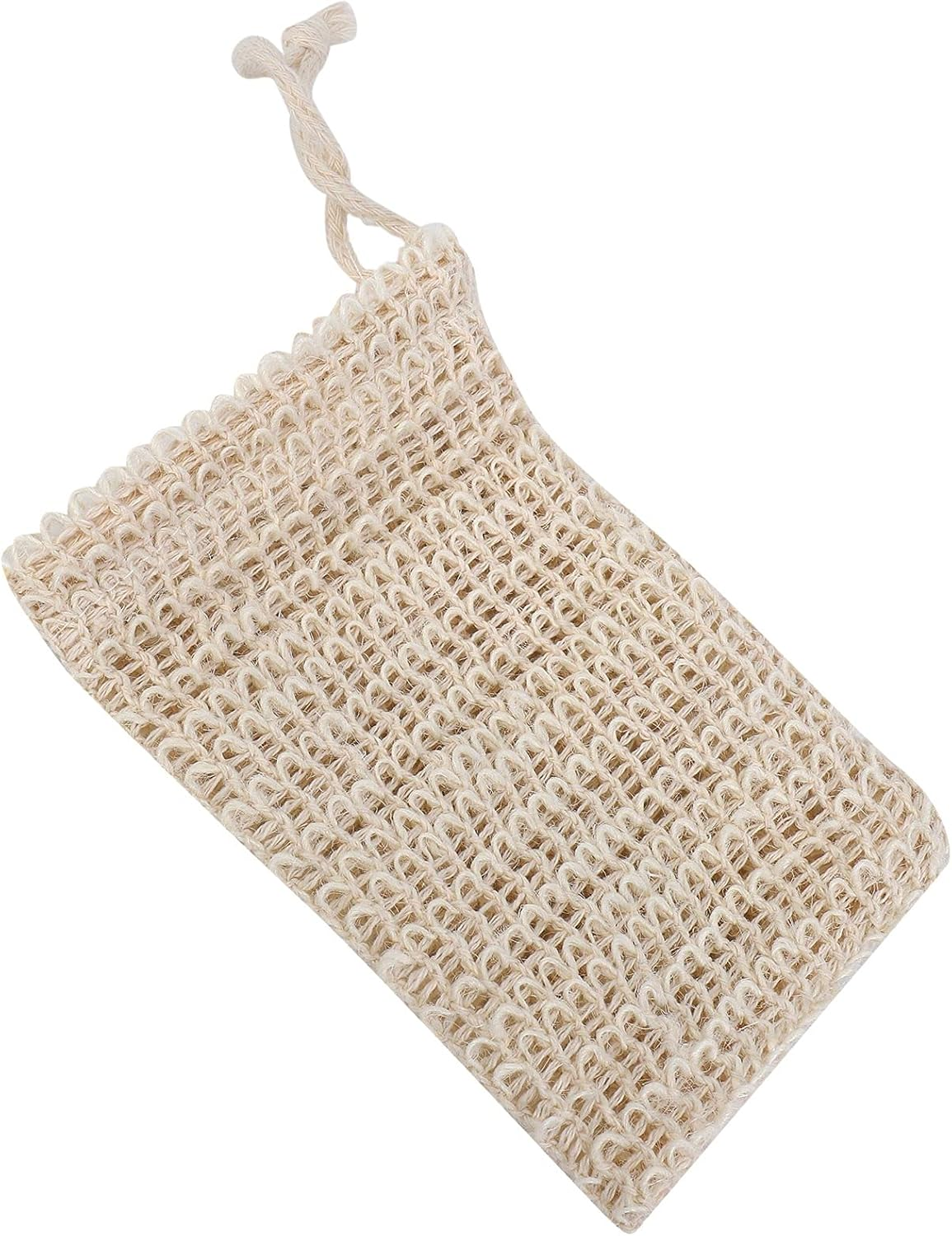 Jingfei 10 Pack Natural Sisal Soap Bag Exfoliating Soap Saver Pouch Holder image number 3