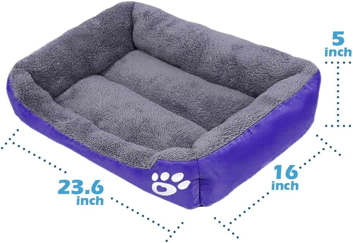 Powerking Dog Bed, Waterproof Pet Mat Pad and Sleeping Cushion for Kitty Cat and Small Puppy Dog, Soft and Washable (Purple) image number 1
