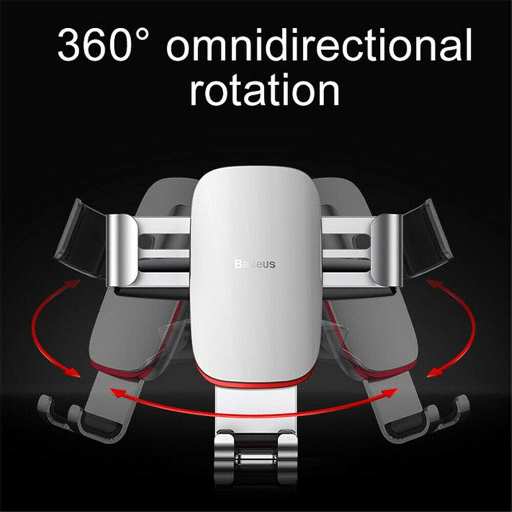 360&deg; Universal Car Phone Gravity Mount (CD Slot, Black) image number 5