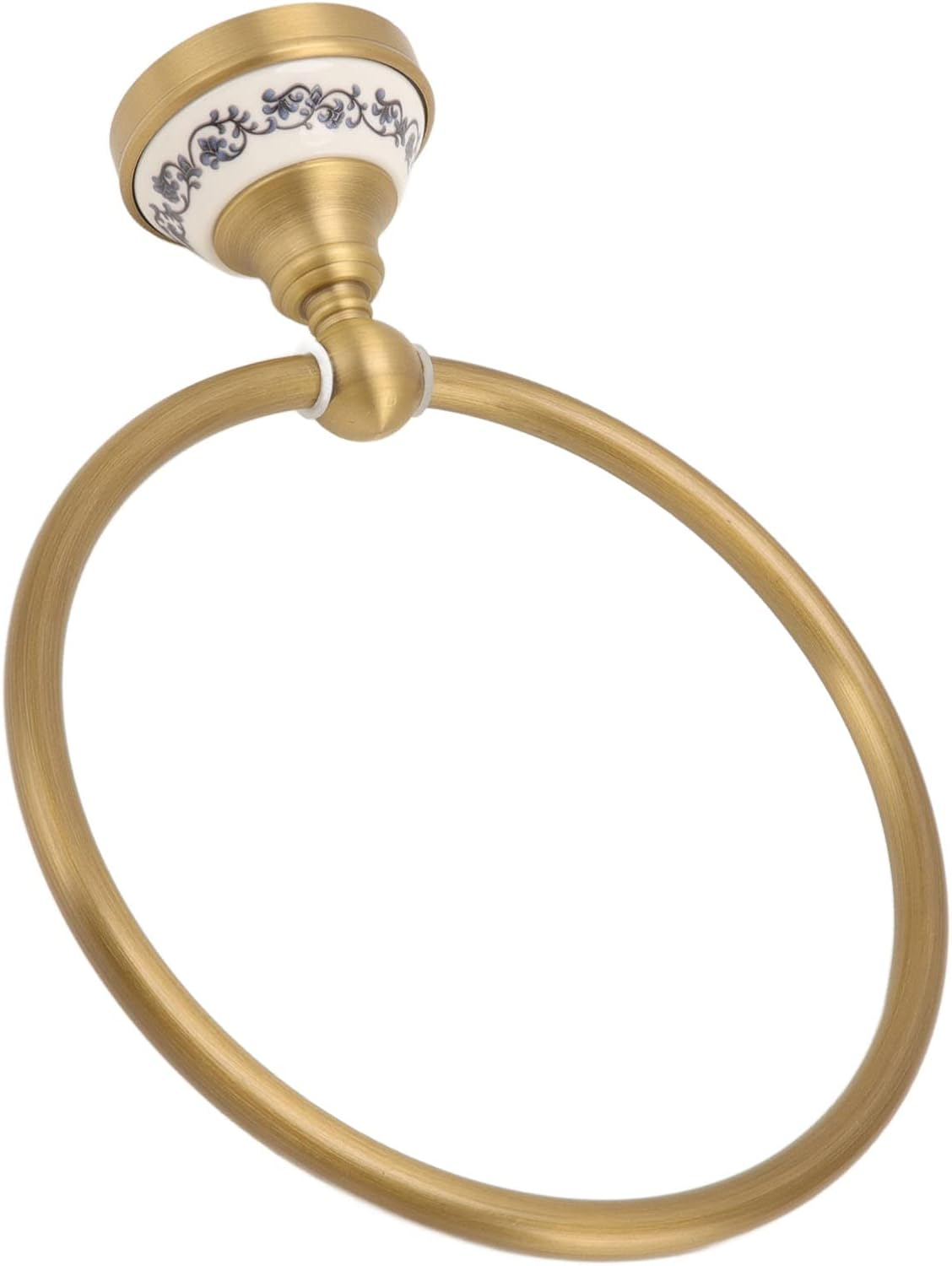 Towel Holder Towel Rack Accessories Decal Bathroom Wall Mount Blue White Bporcelain Antique Pstand for Wall Hanging Holder Pwall Mounted Hanger Mounted image number 1