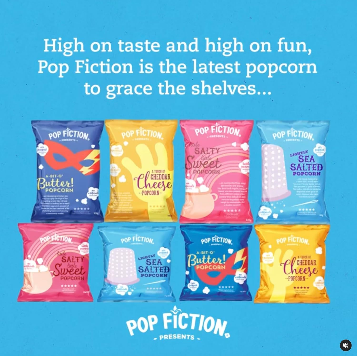 J.C.'S Quality Foods Pop Fiction Lightly Sea Salted Popcorn, 80 G image number 1
