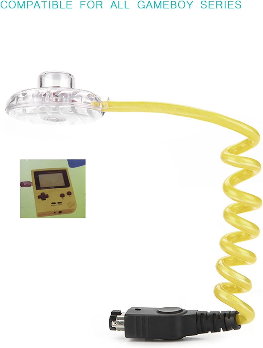 5.51In Screen Light LED Illumination, Mini Night Lamp for GBA Gameboy Advance Console, ABS Portable LED Illumination with 360&deg; Adjustable Gooseneck, Plug and Play