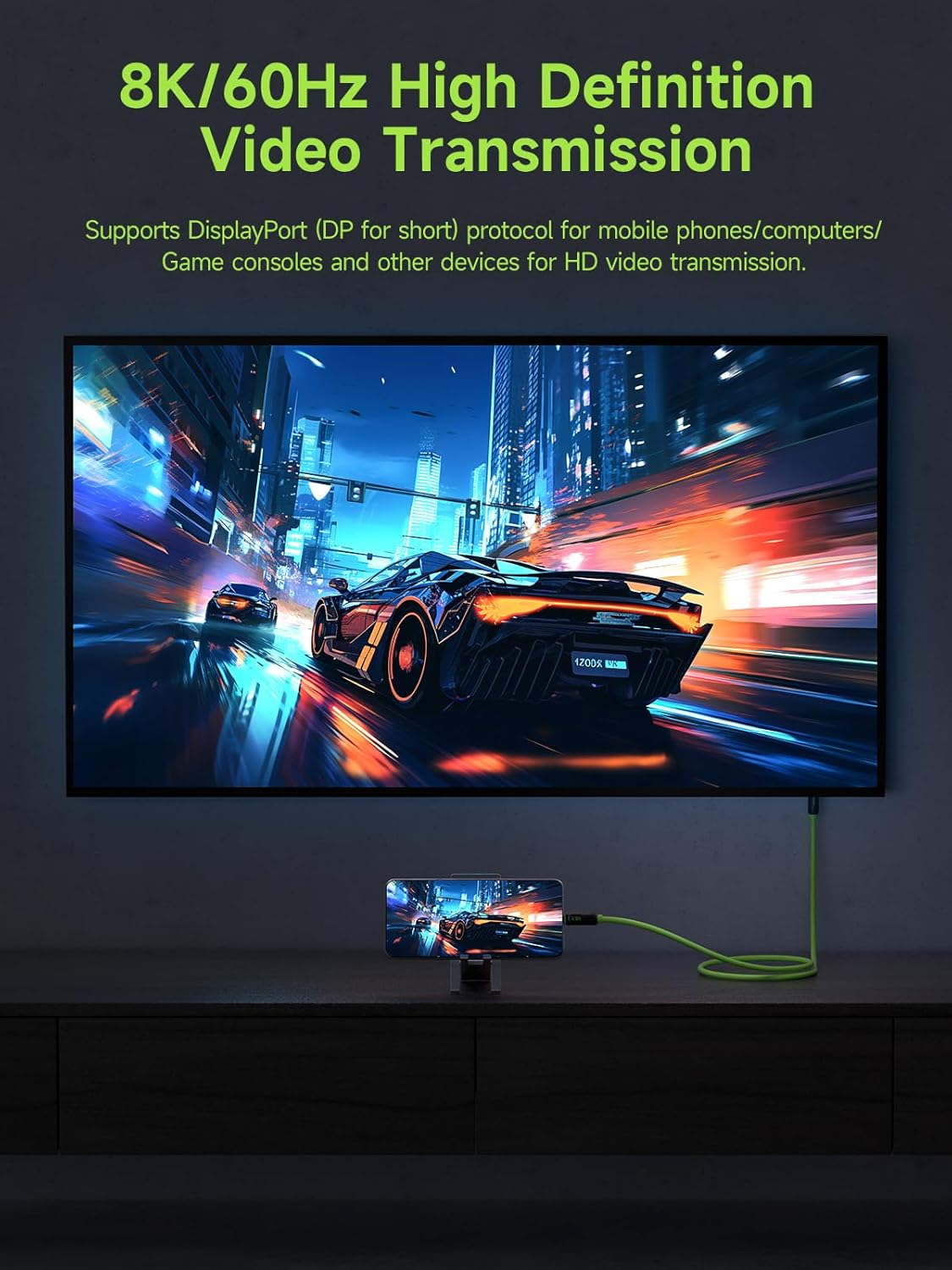 Hagibis USB 4 Cable, LED Display USB C 240W Fast Charging Cable with 8K@60Hz 40Gbps Data Transfer Thunderbolt 4/3 Video Cord for Iphone 17 16 15 Pro Max, Ipad, Macbook Pro Air image number 2