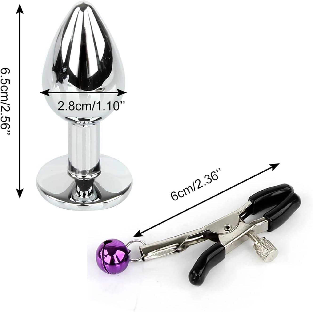 11PCS Bondage Set Erotic Suit Sex Bondage Toys for Couples Bed Restraints Set Adjustable Neck and Leg Cuffs Kit Sexy Swing Sex Restraintants Set with Anal Plug Trainer Kit (Red) (Purple) - Pink image number 6