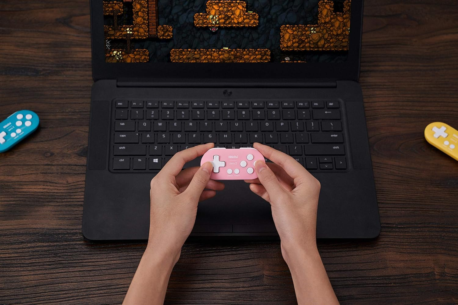 8Bitdo Zero 2 Bluetooth Gamepad (Pink Edition) image number 6