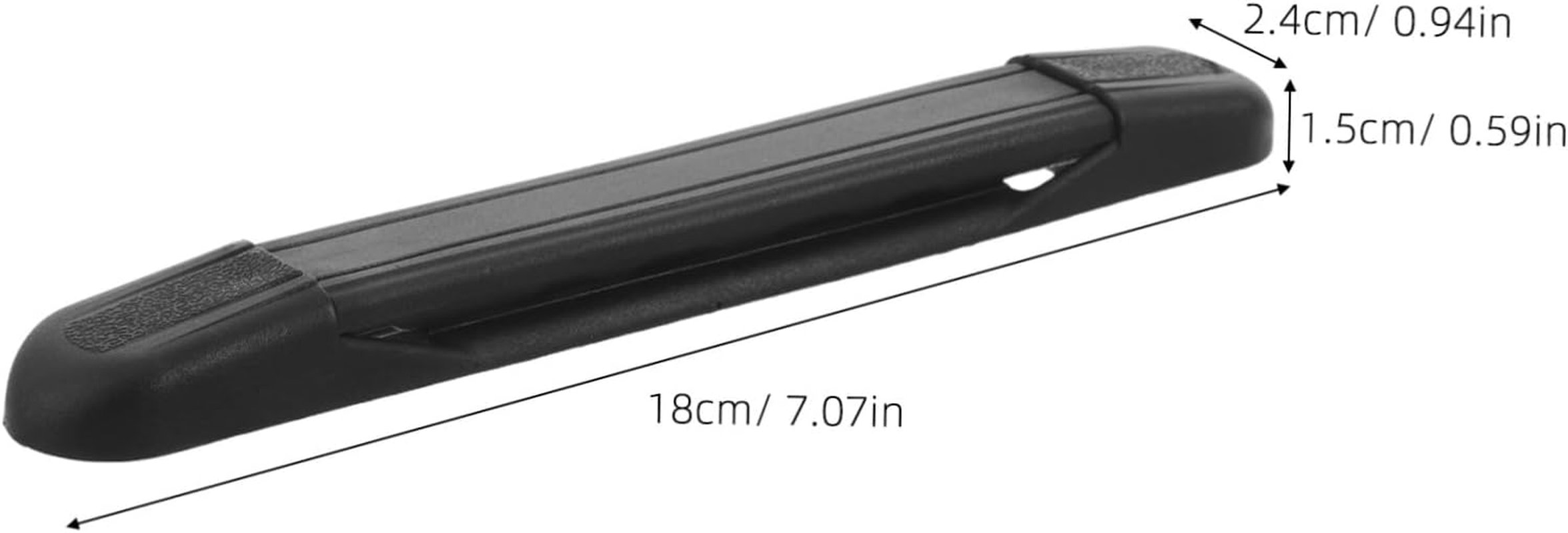 MOBUTOFU 12Pcs Luggage Replacement Handles Plastic Suitcase Pull Grip for Travel Bags Lightweight Ergonomic Carrying Comfort Easy Swap Repair Accessories image number 2