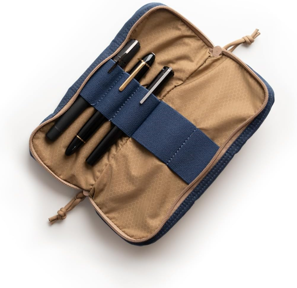 LOCHBY Venture Pouch | Multipurpose Tactical Mini Tool Bag | Durable Water Resistant Waxed Canvas | Dual-Sided Zipper Pouch | for Motorcycle, Bike, EDC, Pen, Pencil, Art, Tech & Travel image number 2