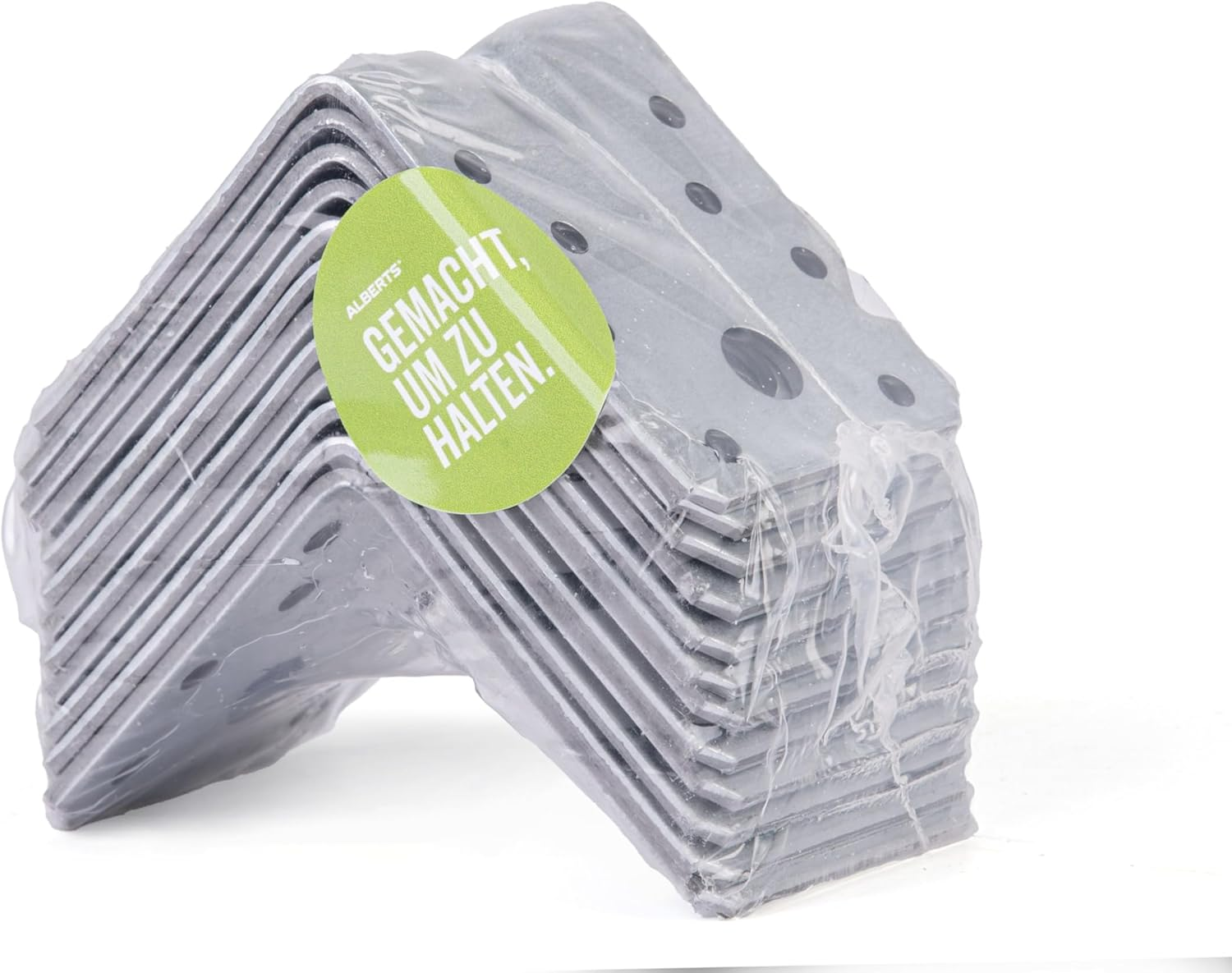 Heavy Duty Angle Connector with Ribbing Bulk Pack Sendzimir-Galvanised 100 X 100 X 90 Mm / 12 Stk. image number 2