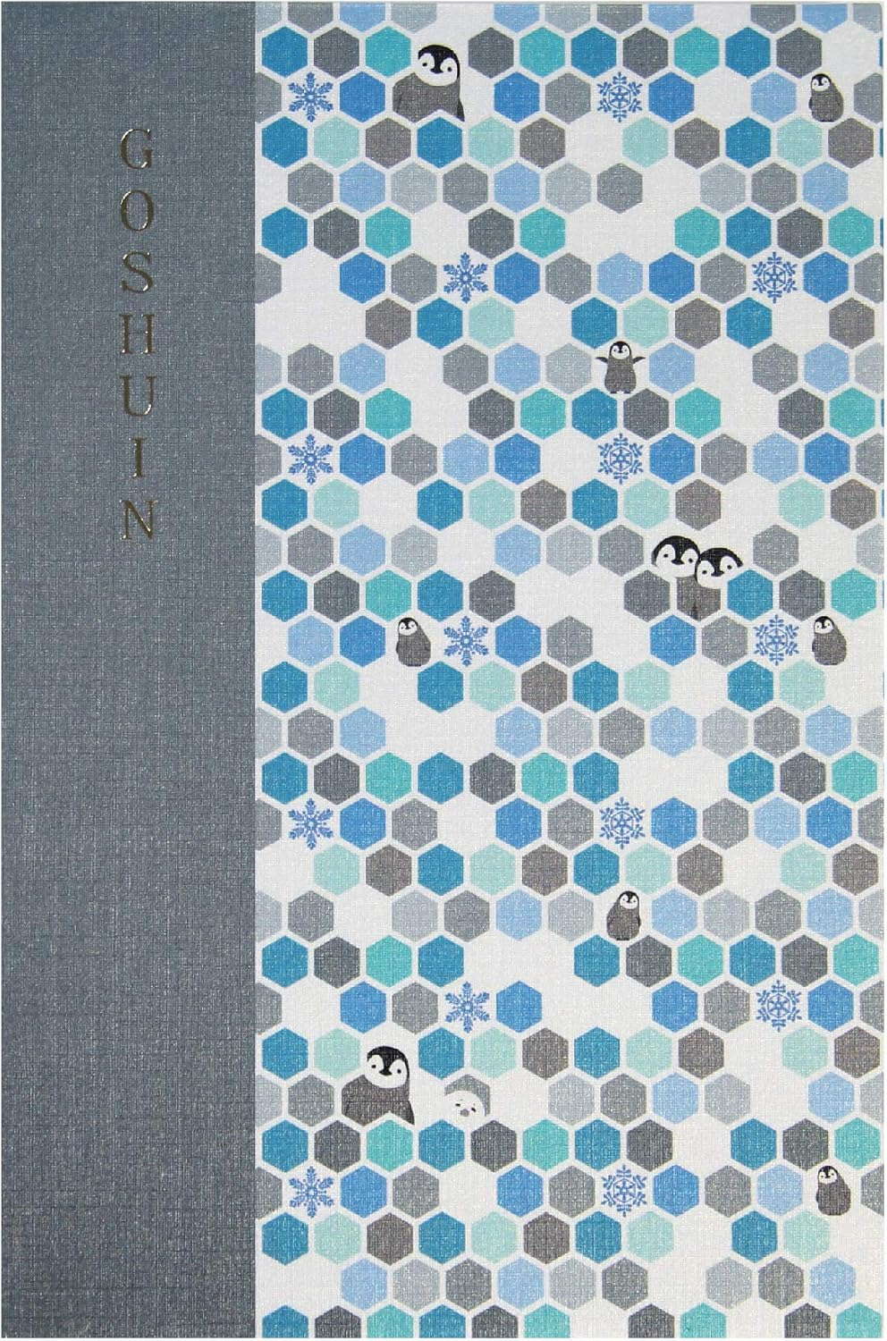 Goshuin Book, Shuin Book, Extra Large, Bellows, Komon+ Common Plus, Antarctic Kikkou