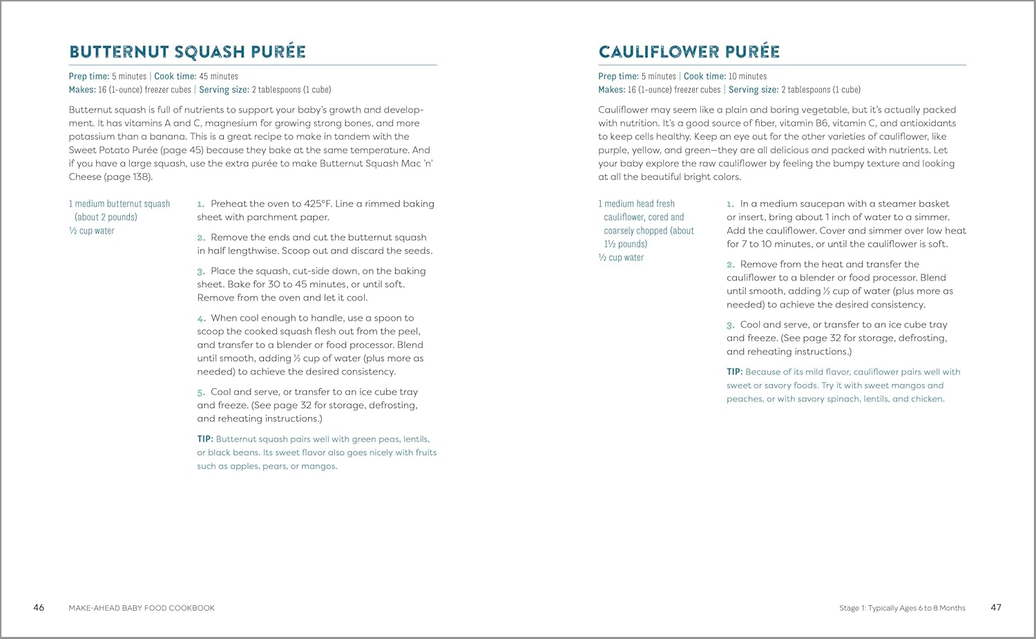 Make-Ahead Baby Food Cookbook: Meal Plans and Recipes for Every Stage image number 5