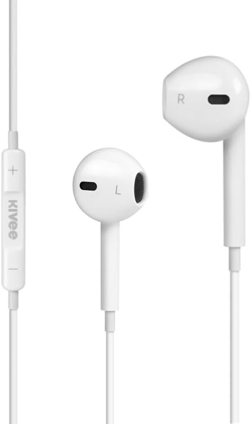 KIVEE MT12 Earphone 3.5Mm 1.2M White image number 2