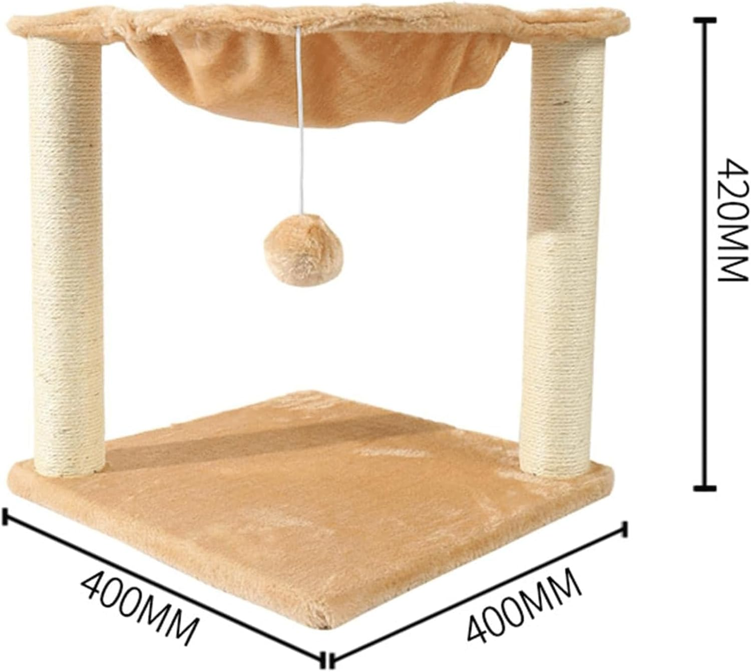 Double-Layer Cat Nest Multi-Functional Cat Scratch Board Four Seasons Universal Cat Hammock Cat Claw Post image number 3