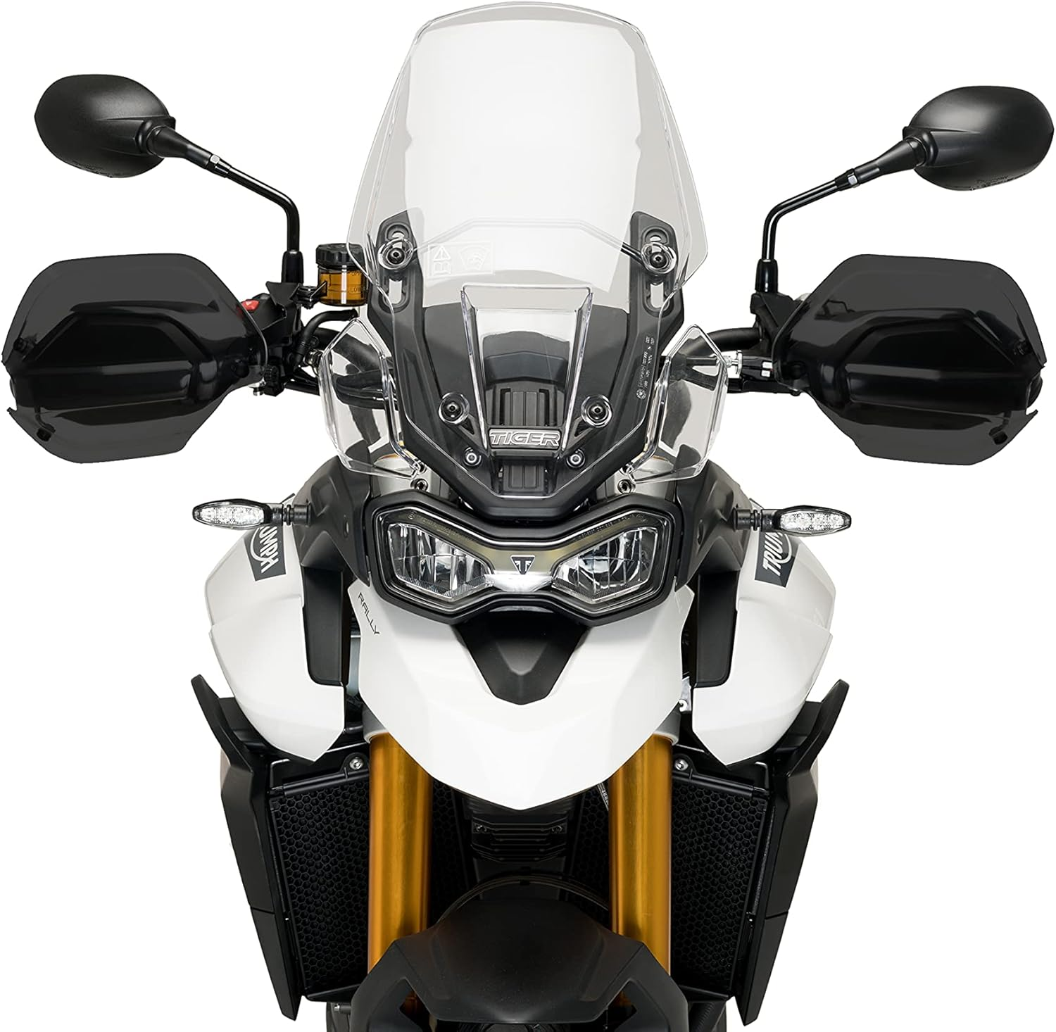 Puig 20378F Handguards Extension, Dark Smoke