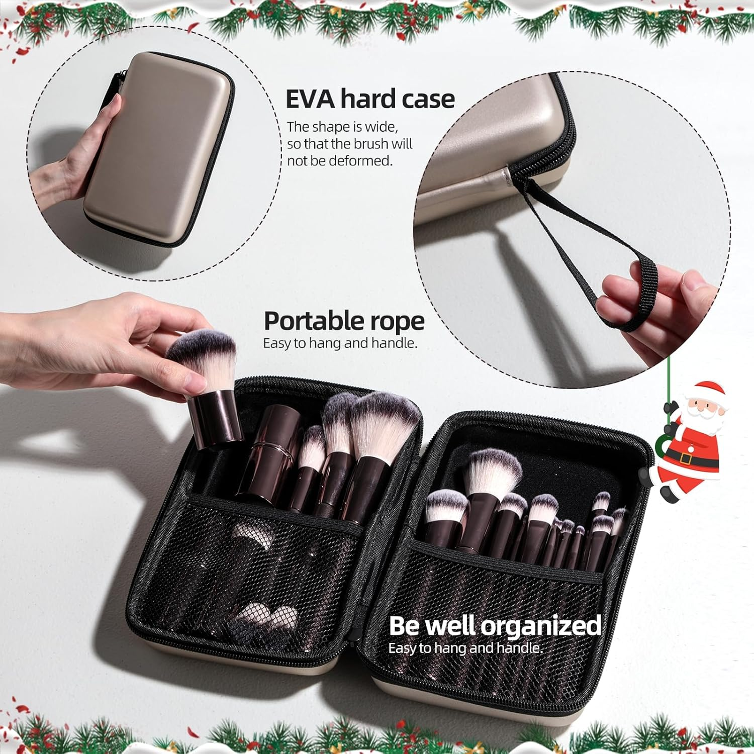 BS-MALL 20 Pcs Makeup Brushes Set Pro with Portable Case - Eyeshadow Brush, Concealer Brush, Blush Brush & Foundation Brush for Travel, Daily Use & Versatile Occasions