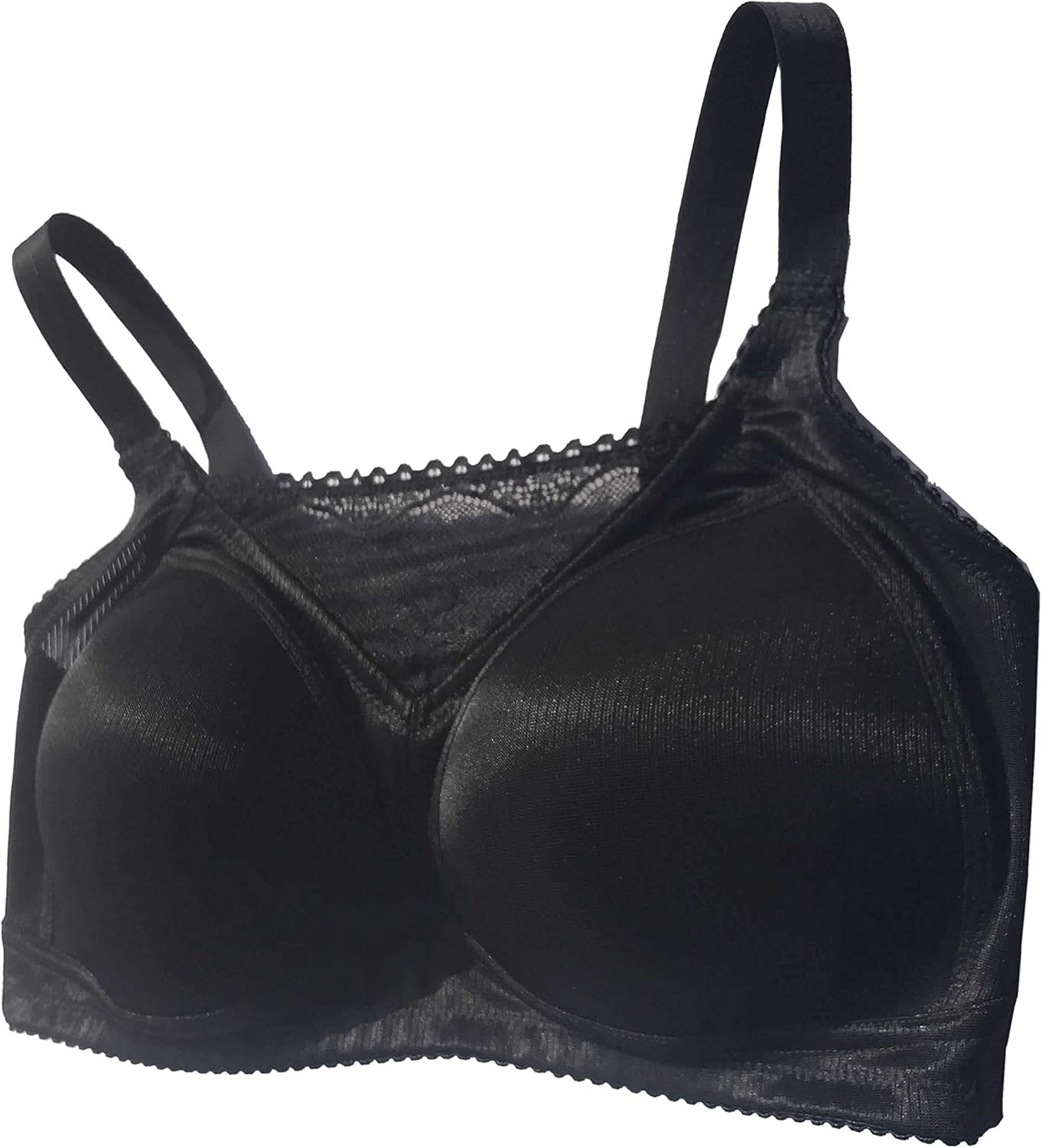 BIMEI Mastectomy Bra Pocket Bra for Silicone Breast Forms Comfortable Underwear Wire-Free Bra Lightly Padded Molded Cups8909Li