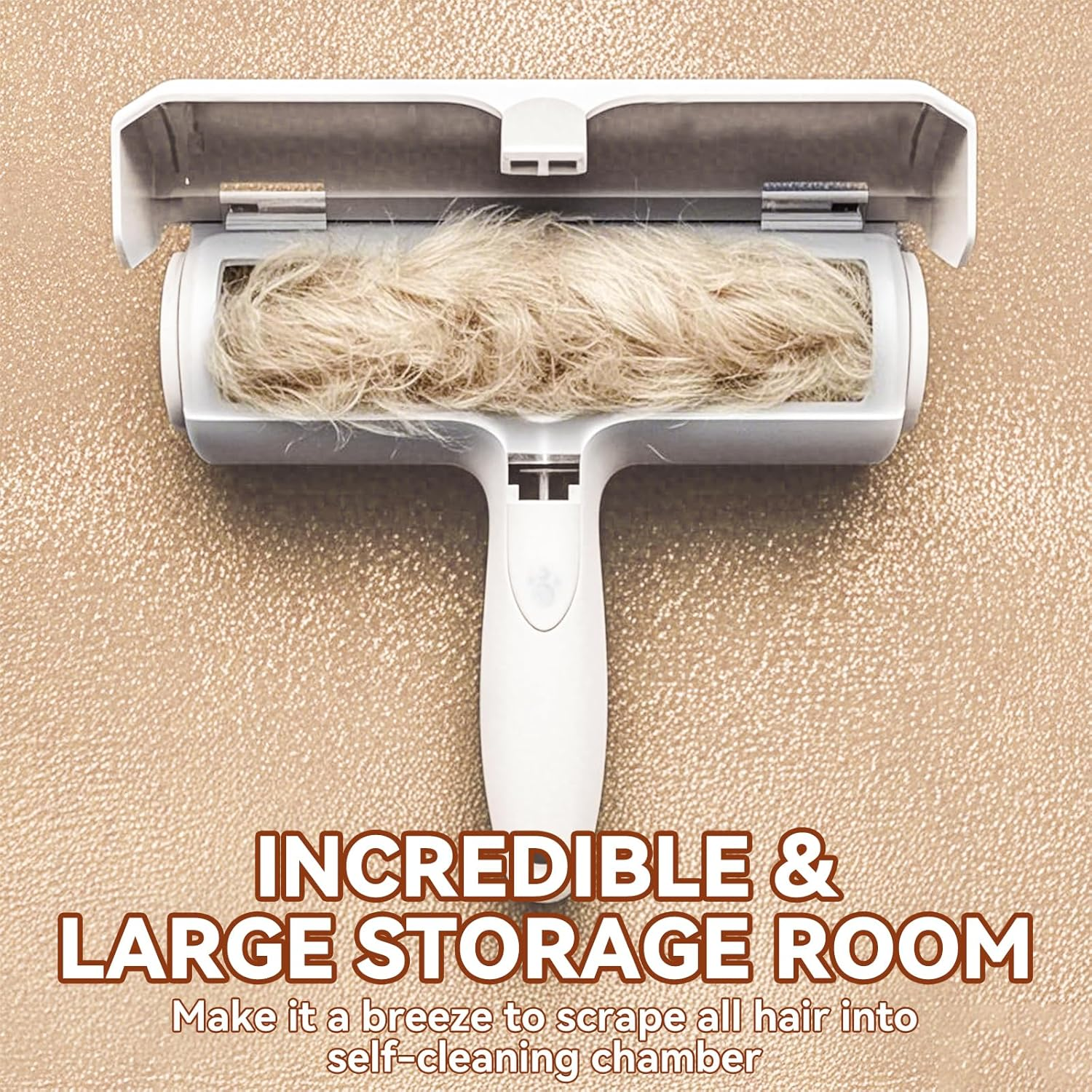 JORAGO Pet Hair Remover Roller - Reusable Lint Rollers, Dog and Cat Fur Removal Brush Device, Self-Cleaning Animal Fur Remover Tool for Carpet, Car Detailing, Clothes, Couch, Furniture, Bed, Laundry image number 4