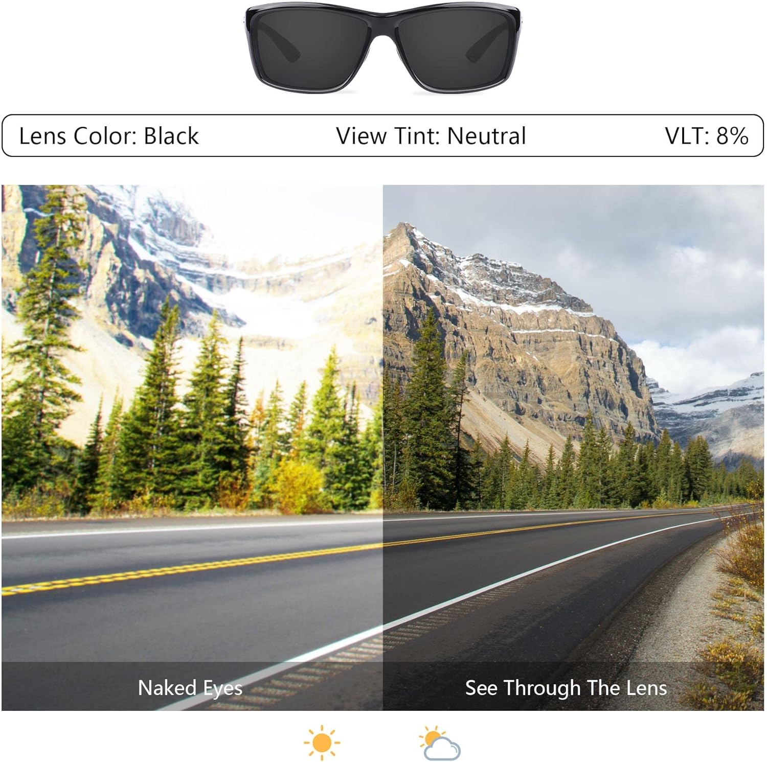 Bowyer 6 Pairs POLARIZED Replacement Lenses & Nosepads for Oakley Split Shot OO9416 Sunglasses - Black + Titanium Mirror + Surf Blue Mirror + Fire Red Mirror + Jade Green Mirror + Brown image number 1