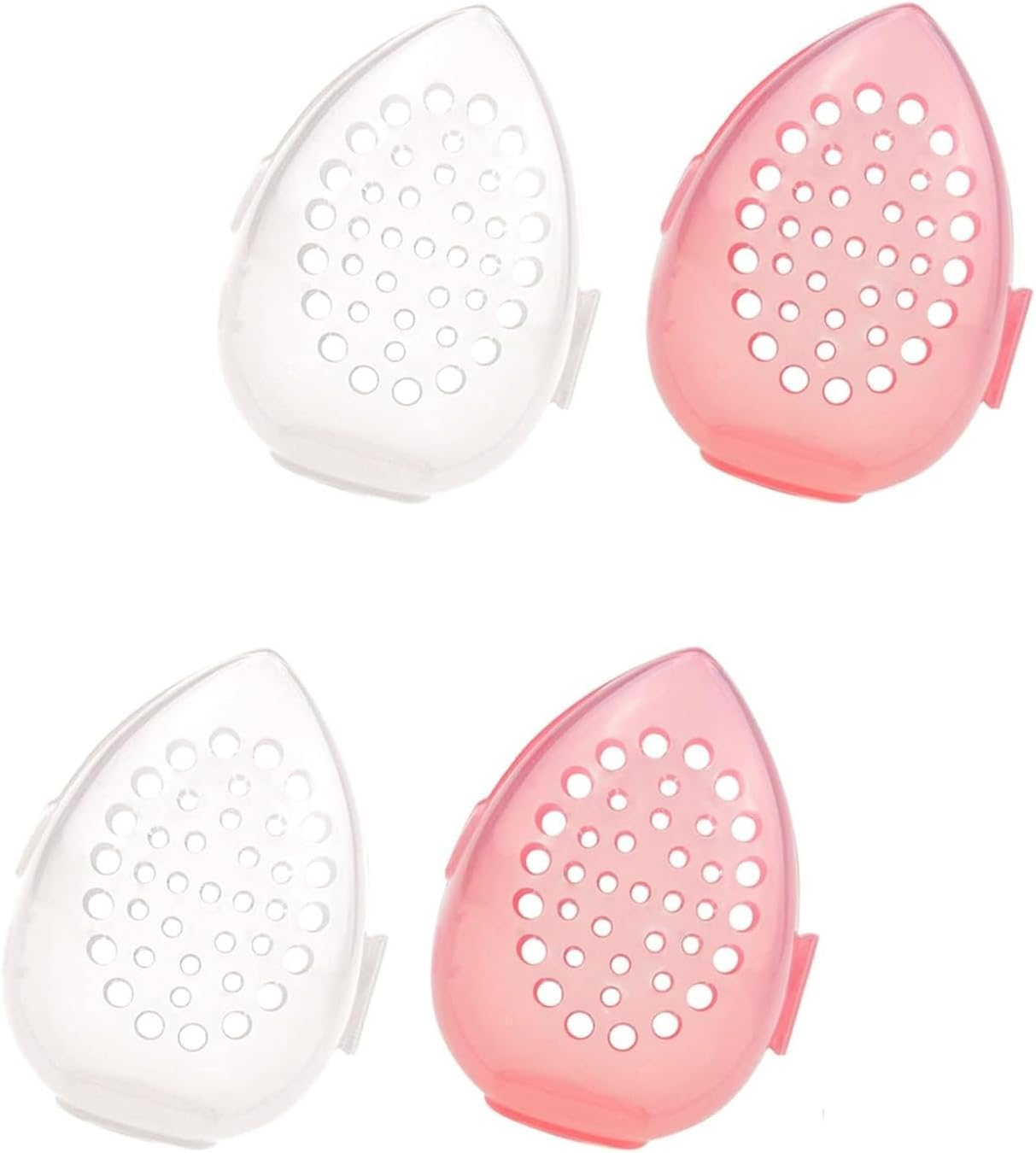 4 PACK Makeup Sponge Beauty Container Travel Case for Drying and Storing Makeup Beauty Foundation Sponge image number 3