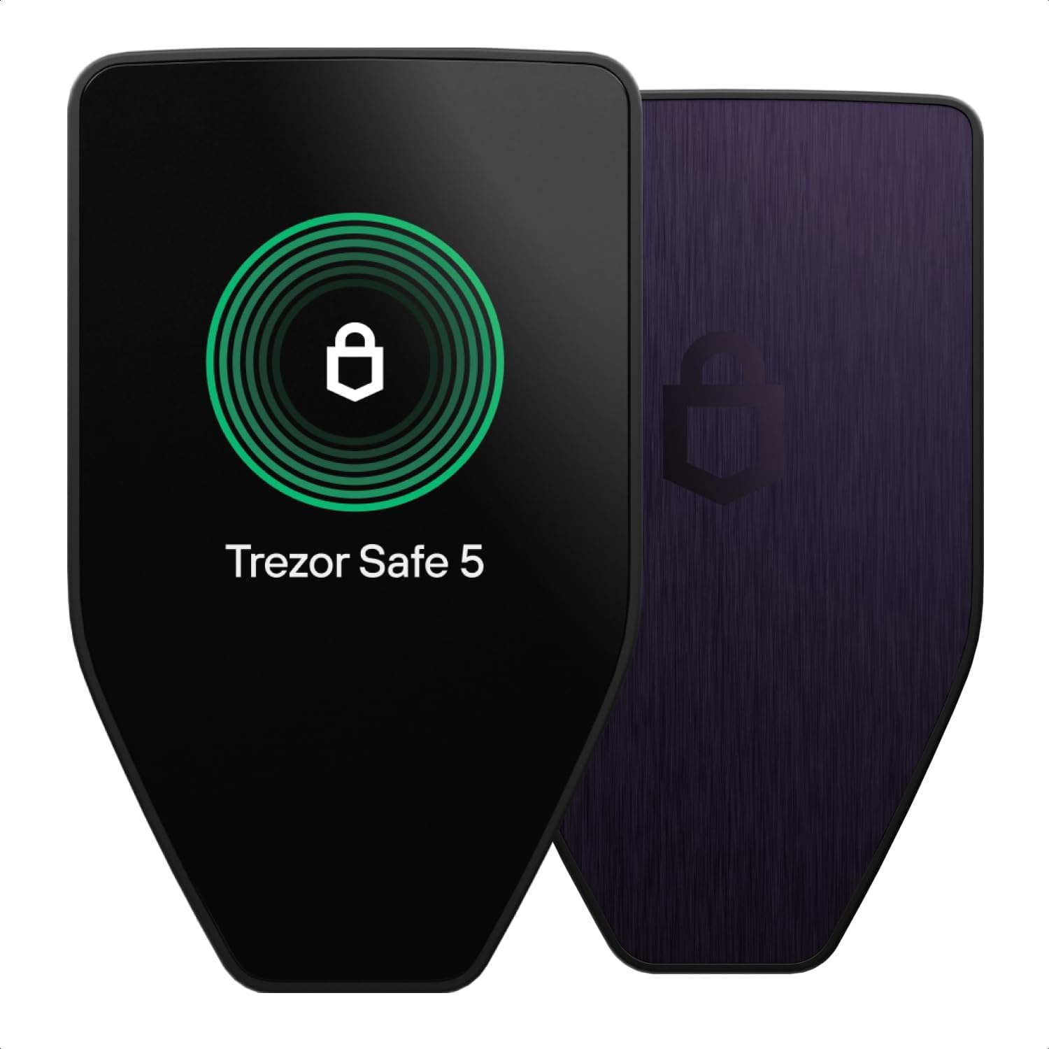 Trezor Safe 5 - Crypto Hardware Wallet with Secure Element & Passphrase, Color Touchscreen, Haptic Feedback, Bitcoin Security, Supports 1000S Coins & Tokens, Quick & Simple Setup (Black Graphite)