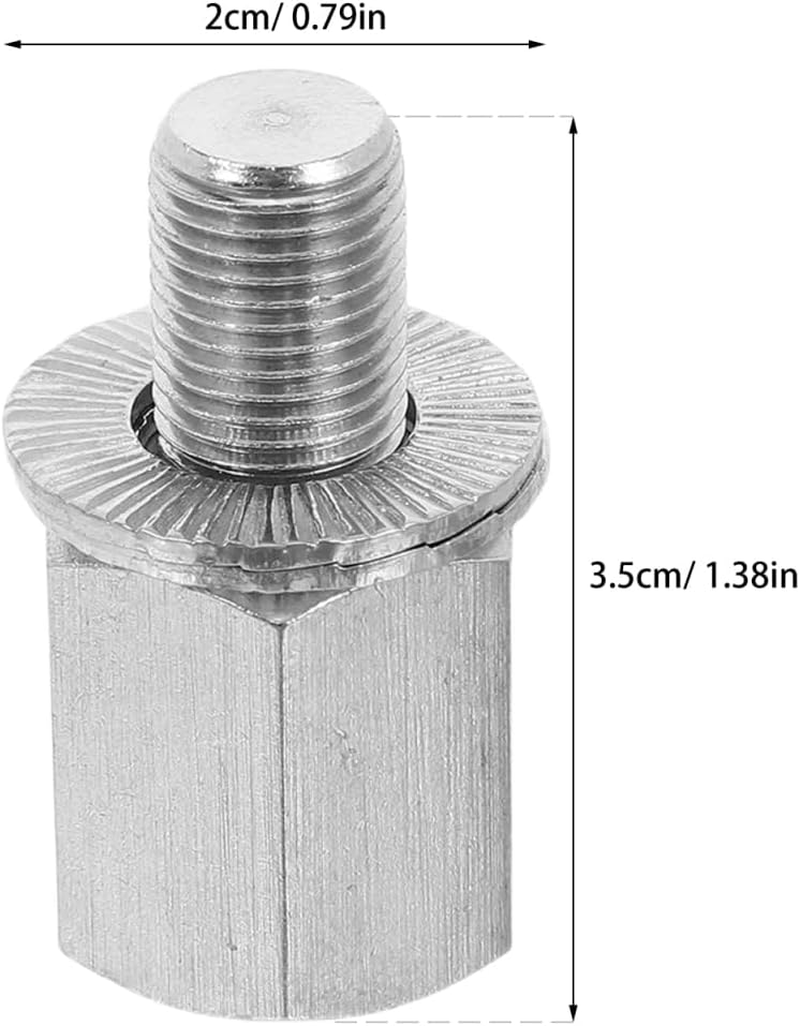 POPETPOP Bike Trailer Hitch Coupler Bicycle Trailer Attachment Adapter Heavy-Duty Extension Screw for Family Outdoor Pets Boy Girl image number 2