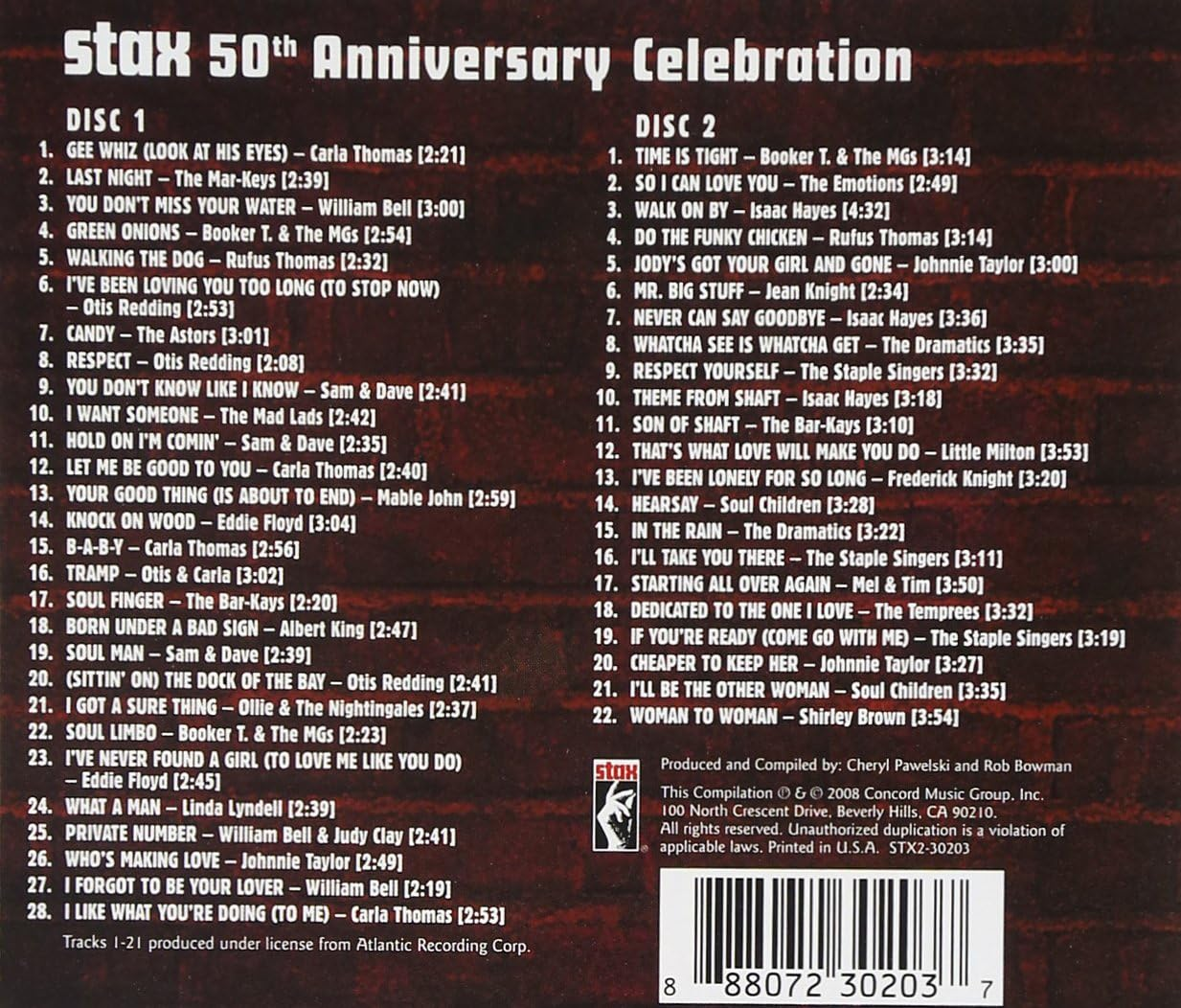 Stax 50Th (50Th Anniv Celebration) / Various