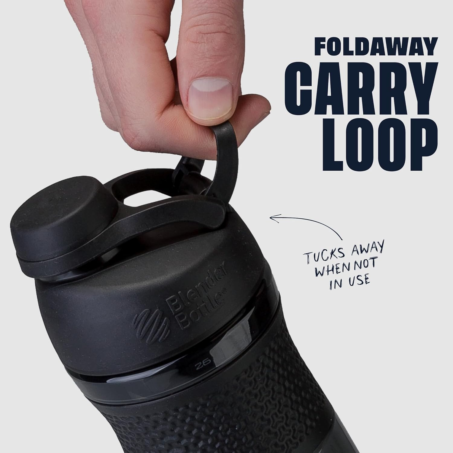 Blender Bottle C03249 Sportmixer Twist Cap Tritan Grip Shaker Bottle, 20-Ounce, Plum image number 7